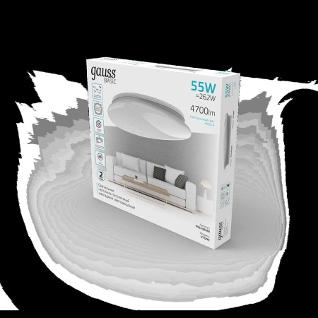 Потолочный светодиодный светильник Gauss Basic Space Stone 995438260