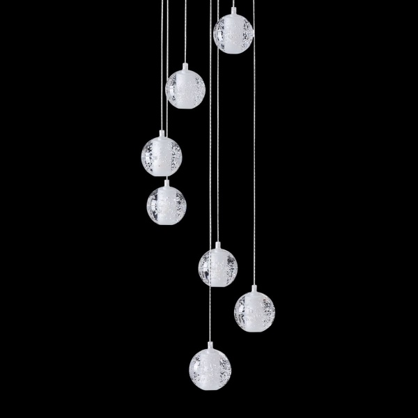 Подвесная люстра Crystal Lux Gaspar SP9 D300 White