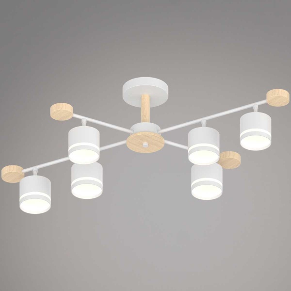 Люстра Reluce 78730-0.3-06 GX53 WH+WOOD