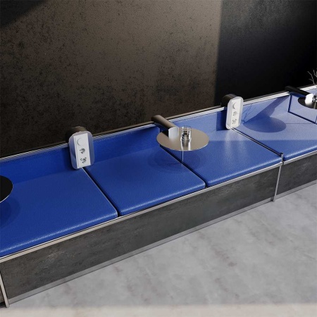 Светорегулятор встраиваемый Voltum S70 поворотно-нажимной 600 Вт, (белый матовый) VLS070302