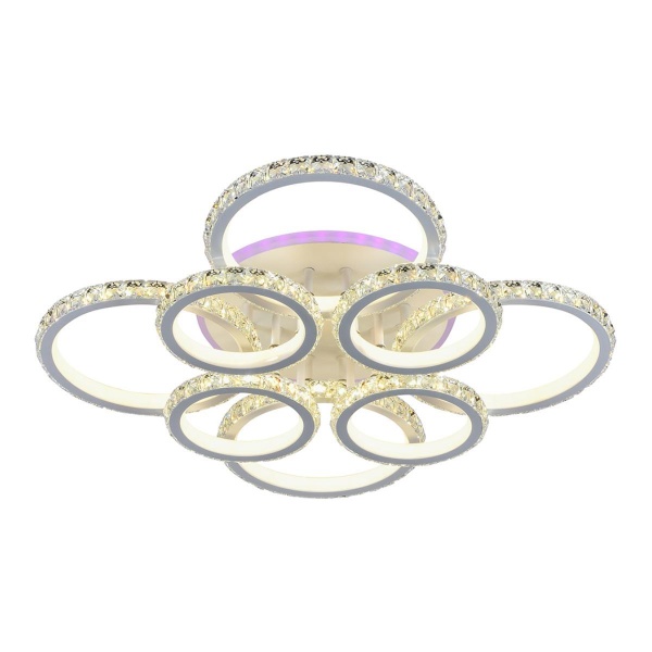 Потолочная светодиодная люстра Profit Light 18052/8 WHT A