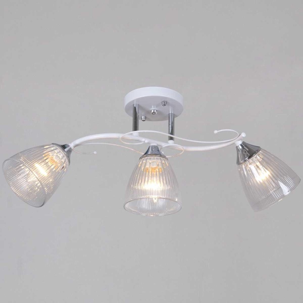 Потолочная люстра Reluce 55560-0.3-03 WH+CR