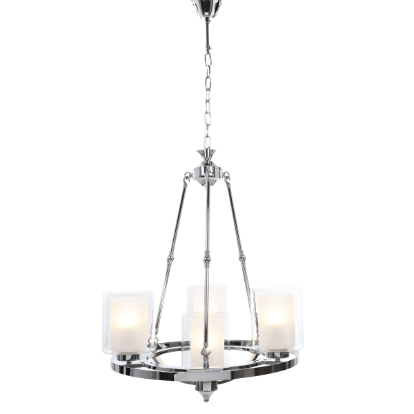 Подвесная люстра Lumina Deco Santini LDP 1220-4 CHR+WT