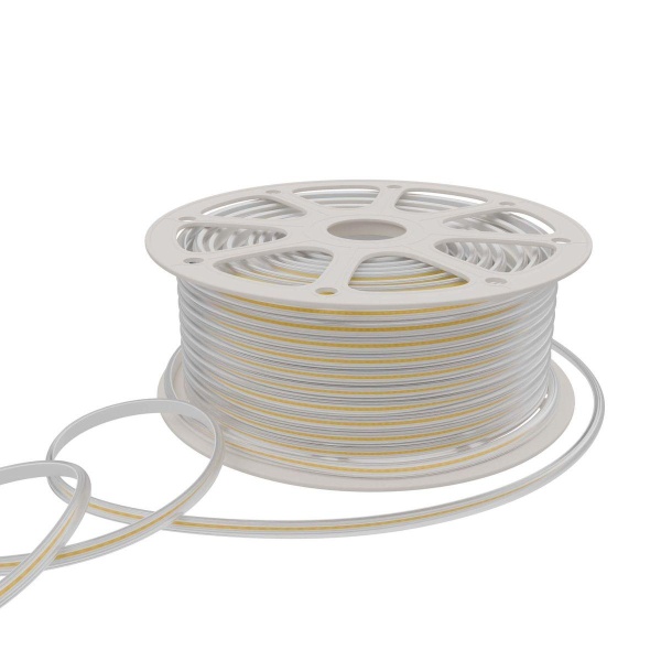 Светодиодная влагозащищенная лента Apeyron 11W/m 288LED/m COB хододный белый 50M 17-56