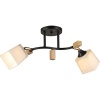 Потолочный светильник Reluce 04866-0.3-02 BK+WOOD