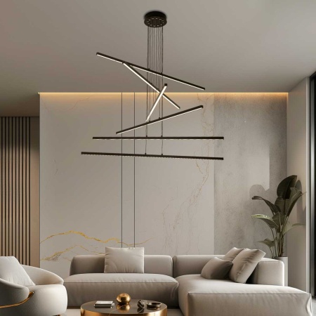 Подвесная люстра Citilux Стиг черный CL203261