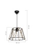 Подвесной светильник Toplight Georgiana TL1607H-01BK