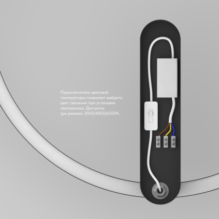 Настенный светодиодный светильник Denkirs Round DK5035-BK
