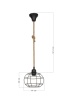 Подвесной светильник Toplight Adella TL1600H-01BK
