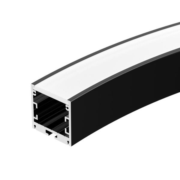 Профиль Arlight SL-ARC-3535-D800-A45 BLACK (320мм, дуга 1 из 8) 027640
