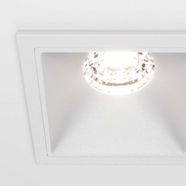 Встраиваемый светодиодный светильник Maytoni Technical Alfa LED DL043-01-10W4K-SQ-W