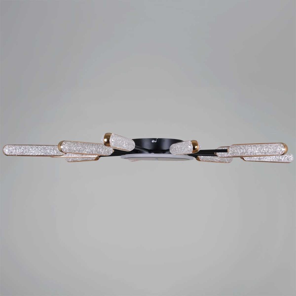 Потолочная люстра Reluce 08290-0.3-12 BK+GD