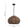 Подвесной светильник Favourite Wicker 4883-1P