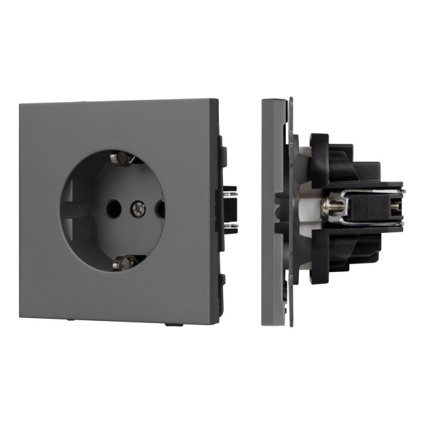 Механизм электрической розетки SCT-TENDO-MEU1-SFPL-GR (230V, 16A) Arlight 054640