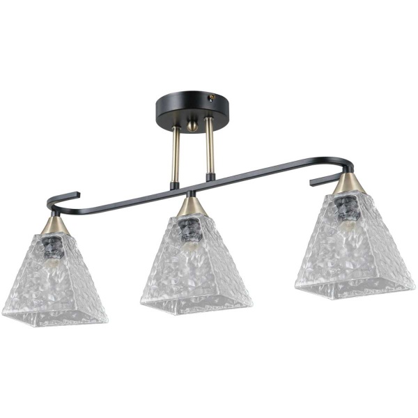 Потолочный светильник ILLUMICO IL0782-3CSQ-25 BK AB AREZZO