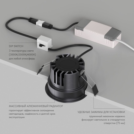 Точечный светодиодный светильник Denkirs Shine Glow DK2430-DN