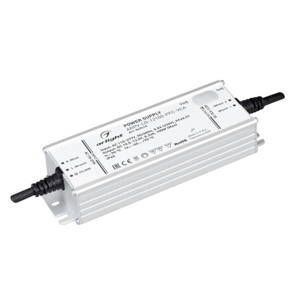 Блок питания ARPV-LG-12100-PFC-VCA (10.5-13.5V, 8.33A, 100W) Arlight 049616