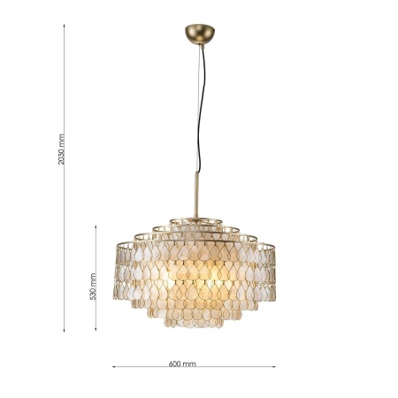 Подвесная люстра Favourite Mollitia 4763-6P