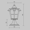 Ландшафтный светильник Maytoni Outdoor O413FL-01BZ