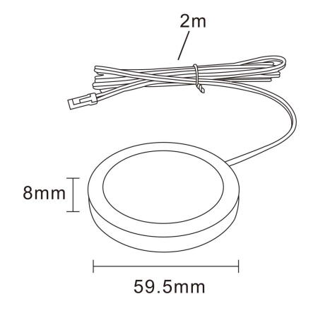 Светильник накладной мебельный 12V Mobiled Lightstar 036230