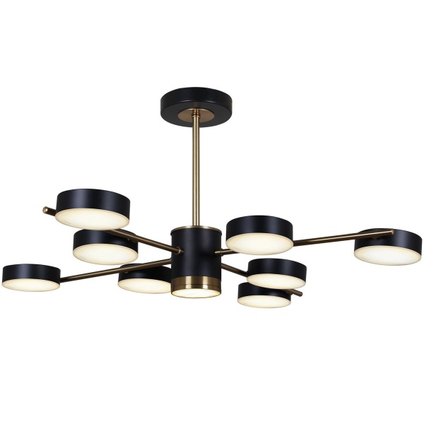 Потолочная светодиодная люстра Reluce 06369-0.3-08 COP+BK