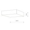 Потолочный cветильник Nowodvorski Lid Square Led White 10421