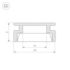 Профиль Arlight HR-2000 ANOD 019190