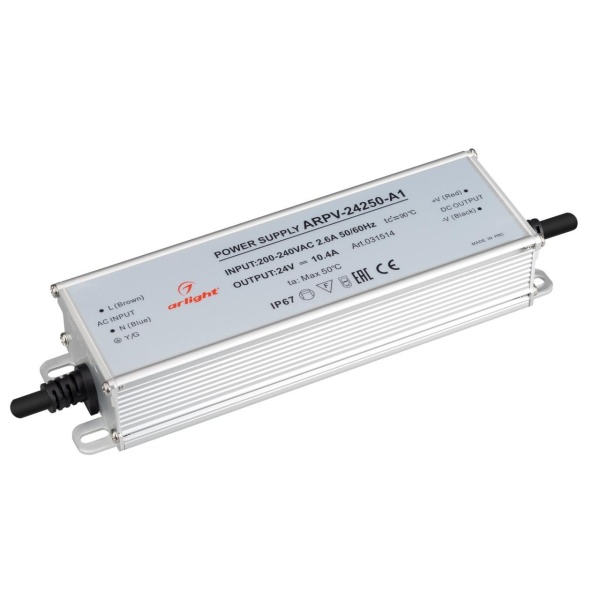 Блок питания Arlight ARPV-24250-A1 24V 250W IP67 10.4A 031514