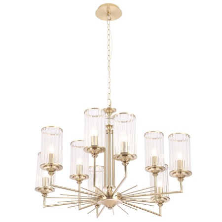 Подвесная люстра Crystal Lux Gloria SP9 Brass