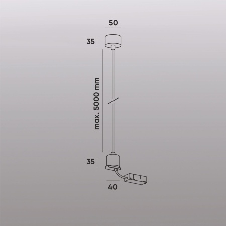 Подвод питания Denkirs Smart Base TR2124-BK