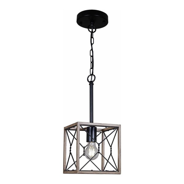 Подвесной светильник Illumico IL1008-1P-05 BK Wood