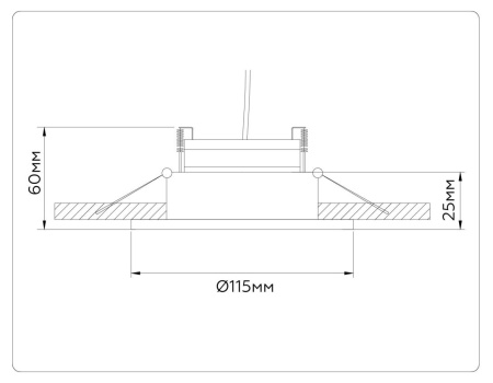 Встраиваемый светильник Ambrella light TECHNO SPOT TN52334
