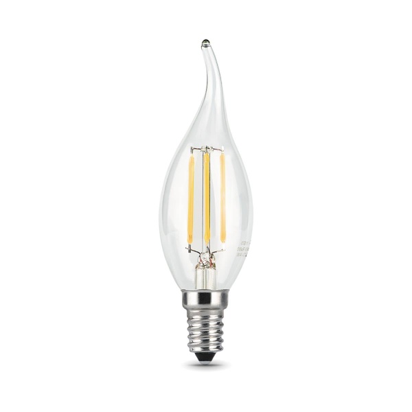 Лампа светодиодная Gauss E14 5W 2700K прозрачная 104801105