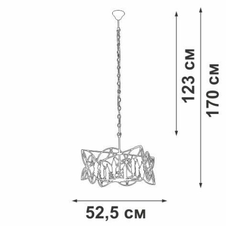 Подвесная люстра Vitaluce V3008-8/8