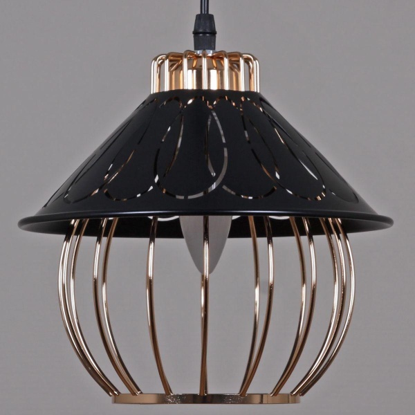 Подвесной светильник Reluce 02503-0.9-01 BK+GD