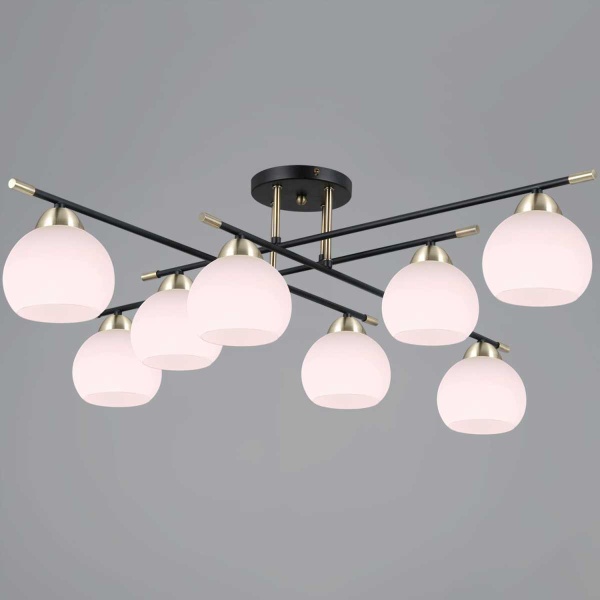 Потолочный светильник ILLUMICO IL0446-8CSQ-24 BK AB LIBRA