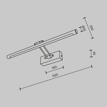 Подсветка Maytoni MIR267WL-L12CH3K