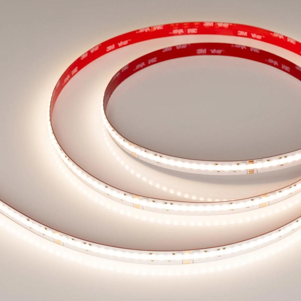 Светодиодная лента Arlight 15W/m 768LED/m CSPSMD теплый белый + разноцветный 5М COB-X768-12mm 24V 041785