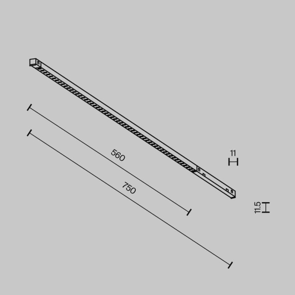 Трековый светильник Maytoni Technical EXILITY X Points TR241-4-12WTW-DSZ-B