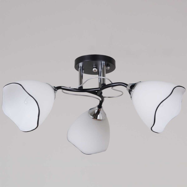 Потолочная люстра Reluce 79360-0.3-03 BK+CR