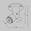 Аксессуар Maytoni Technical C027CS-B