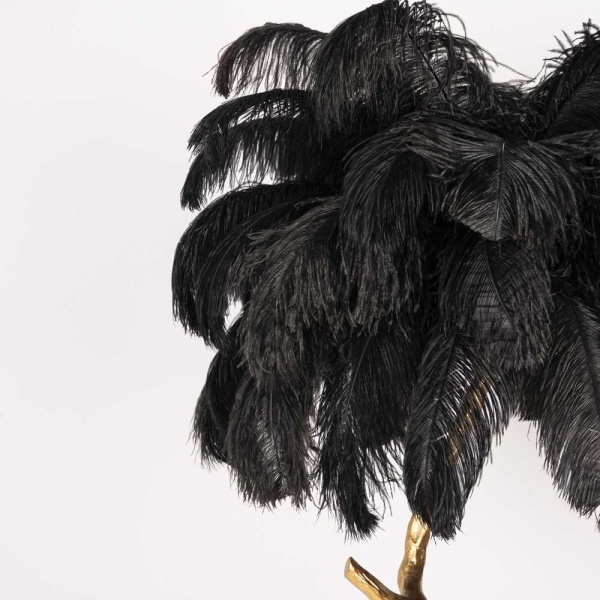 Торшер Imperium Loft Страусиные Перья Feather Lamp A Modern Grand Tour Черный 189584-22