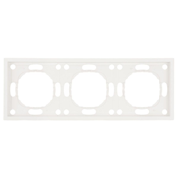 Рамка 3-постовая Stekker Эмили белый фарфор PFR00-5003-01 49886