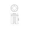 Грунтовый светильник Italline IT8308
