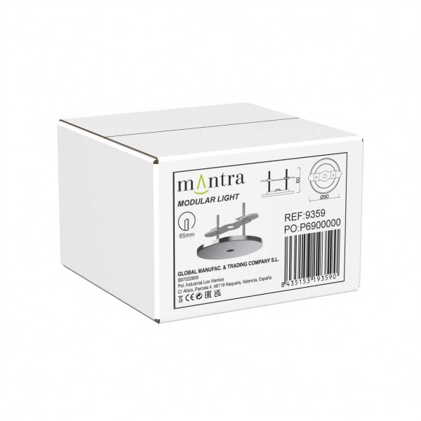 Потолочное основание Mantra Modular Light Florones 9359
