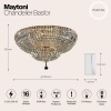 Потолочная люстра Maytoni Basfor DIA100-CL-16-G