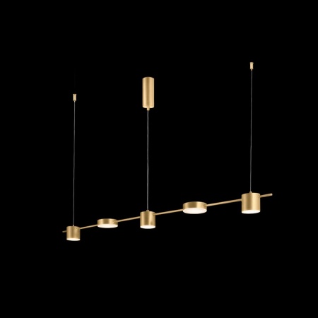 Подвесной светодиодный светильник Crystal Lux Tristan SP5 L1200 Gold