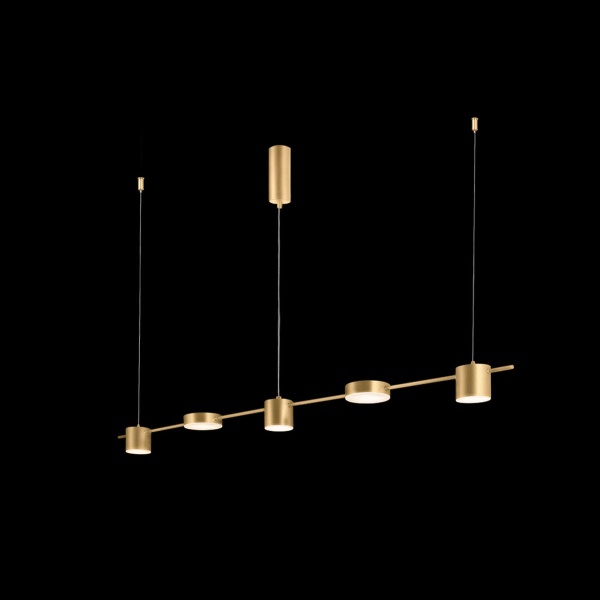 Подвесной светодиодный светильник Crystal Lux Tristan SP5 L1200 Gold