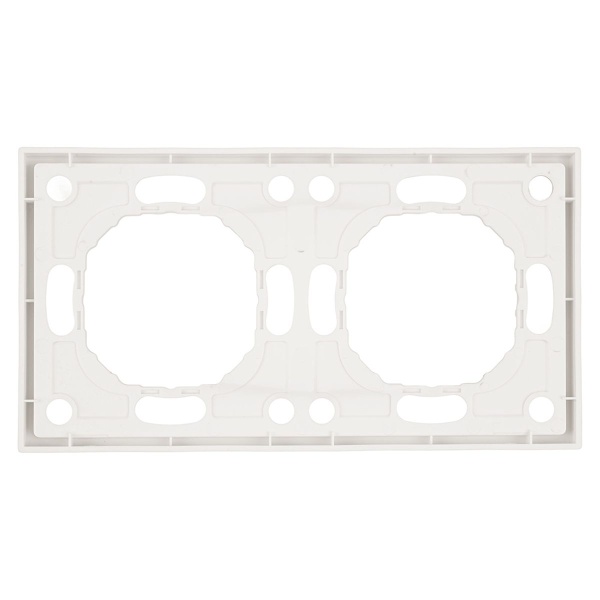 Рамка 2-постовая Stekker Эмили белый фарфор PFR00-5002-01 49885