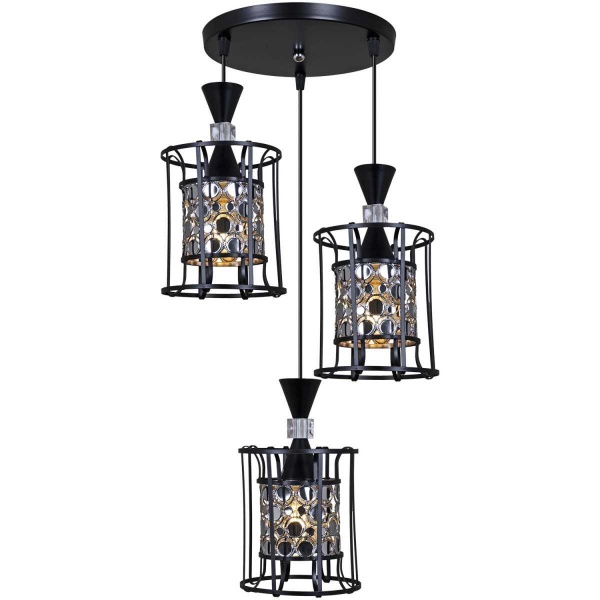 Потолочный светильник Reluce 05362-0.9-03 BK+CH